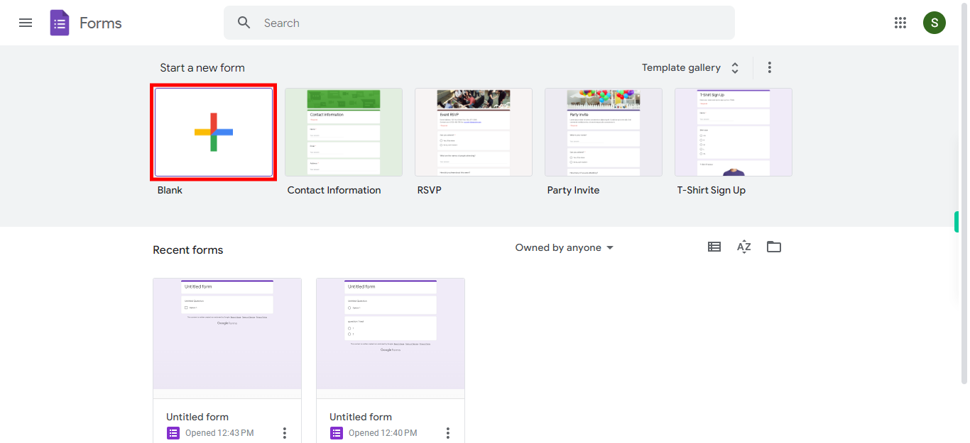 Google Forms