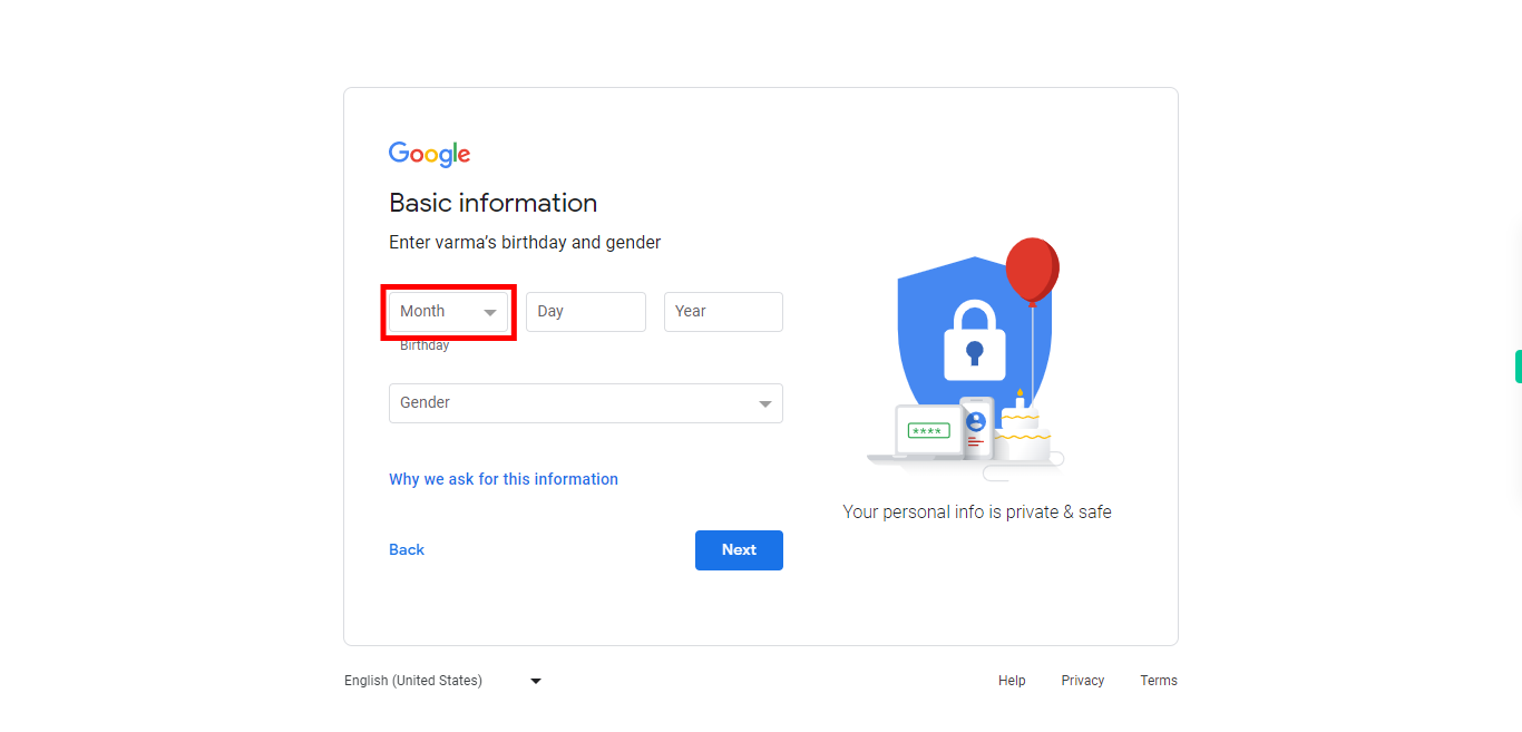 Create your Google Account