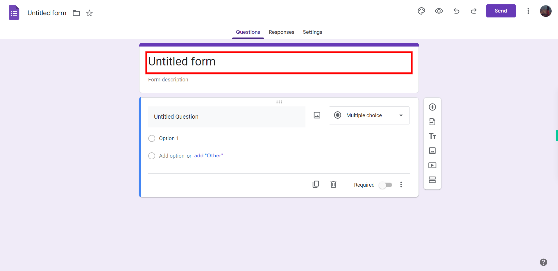 Untitled form - Google Forms