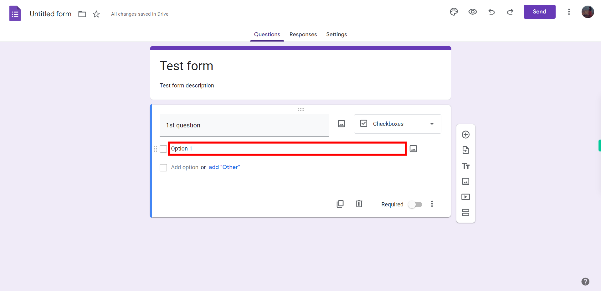 Untitled form - Google Forms