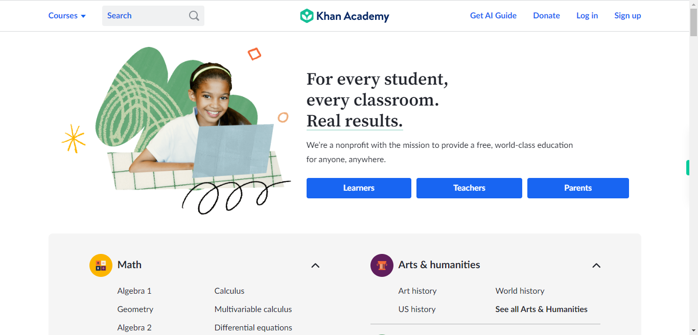 Khan Academy | Free Online Courses, Lessons & Practice