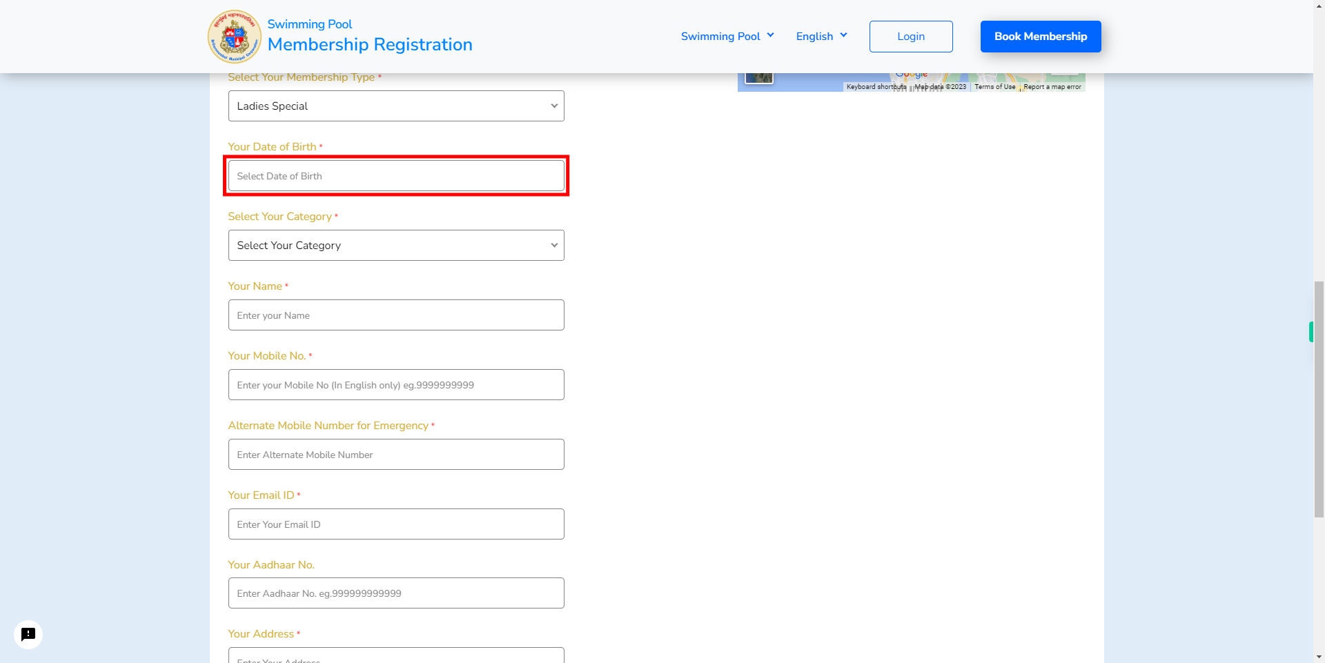 Membership Registration | BMC