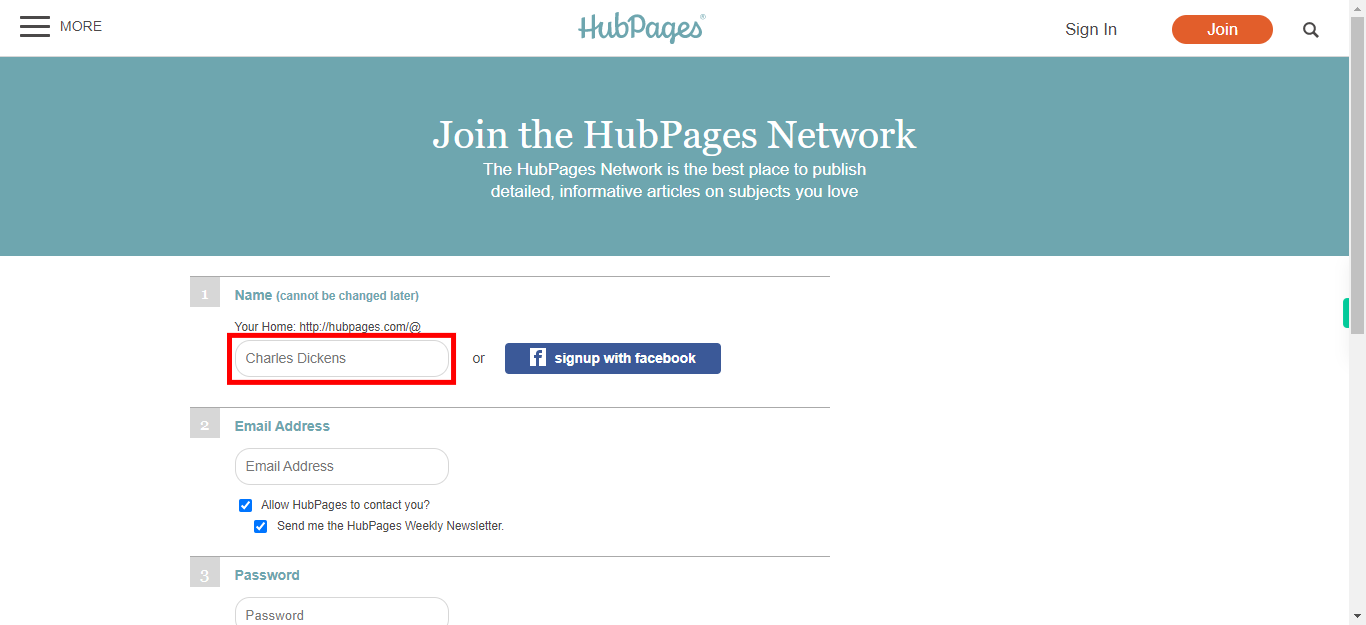 Write for the HubPages Network - Sign Up Now