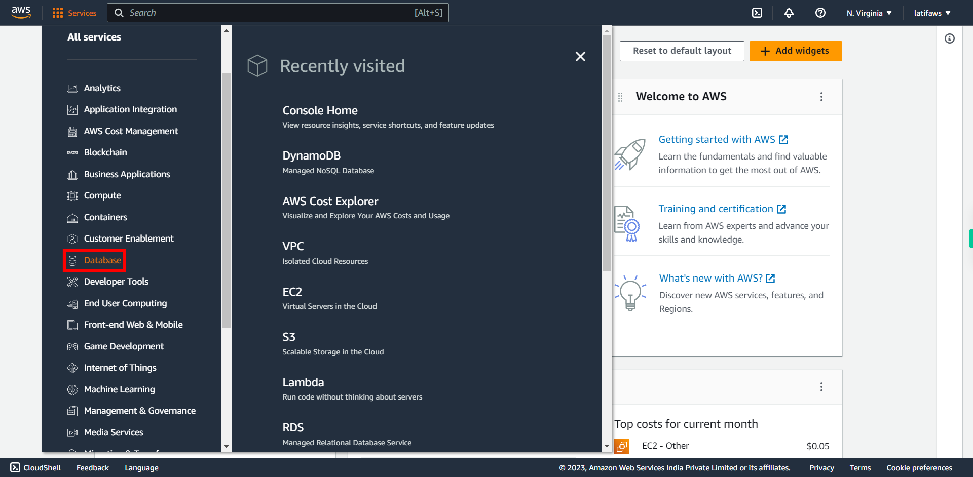 AWS Management Console