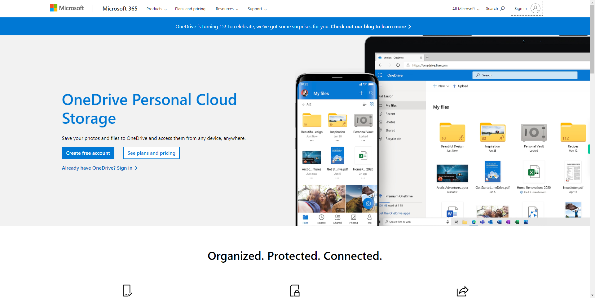 Free Cloud Storage - Share Files & Photos | Microsoft OneDrive