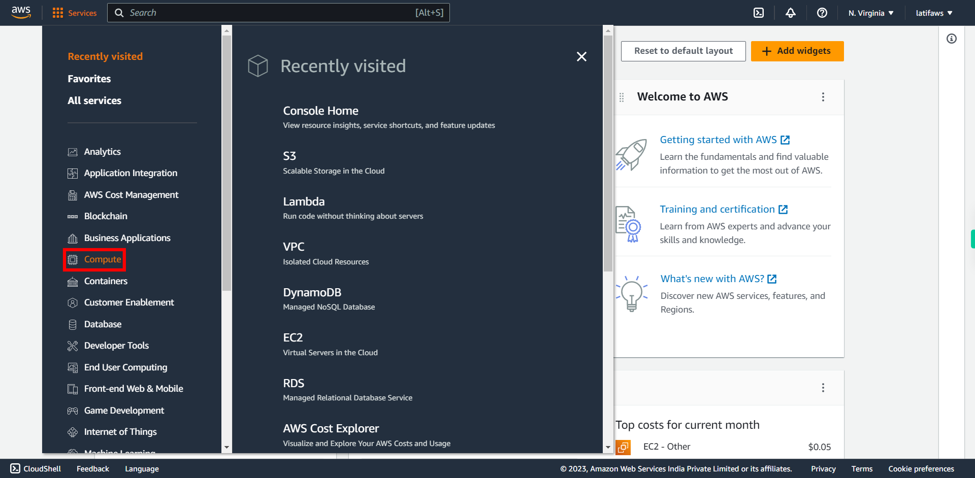 AWS Management Console