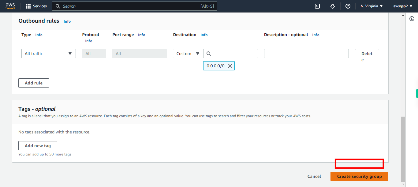 EC2 Management Console