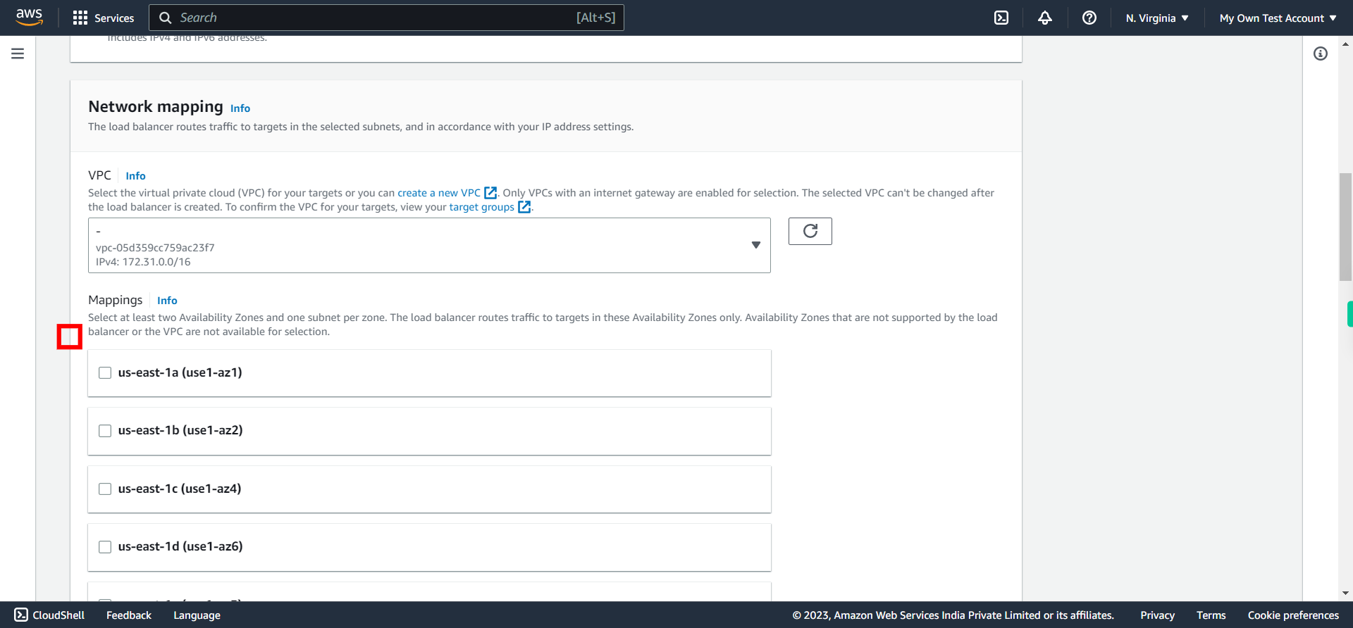 Load balancers | EC2 Management Console