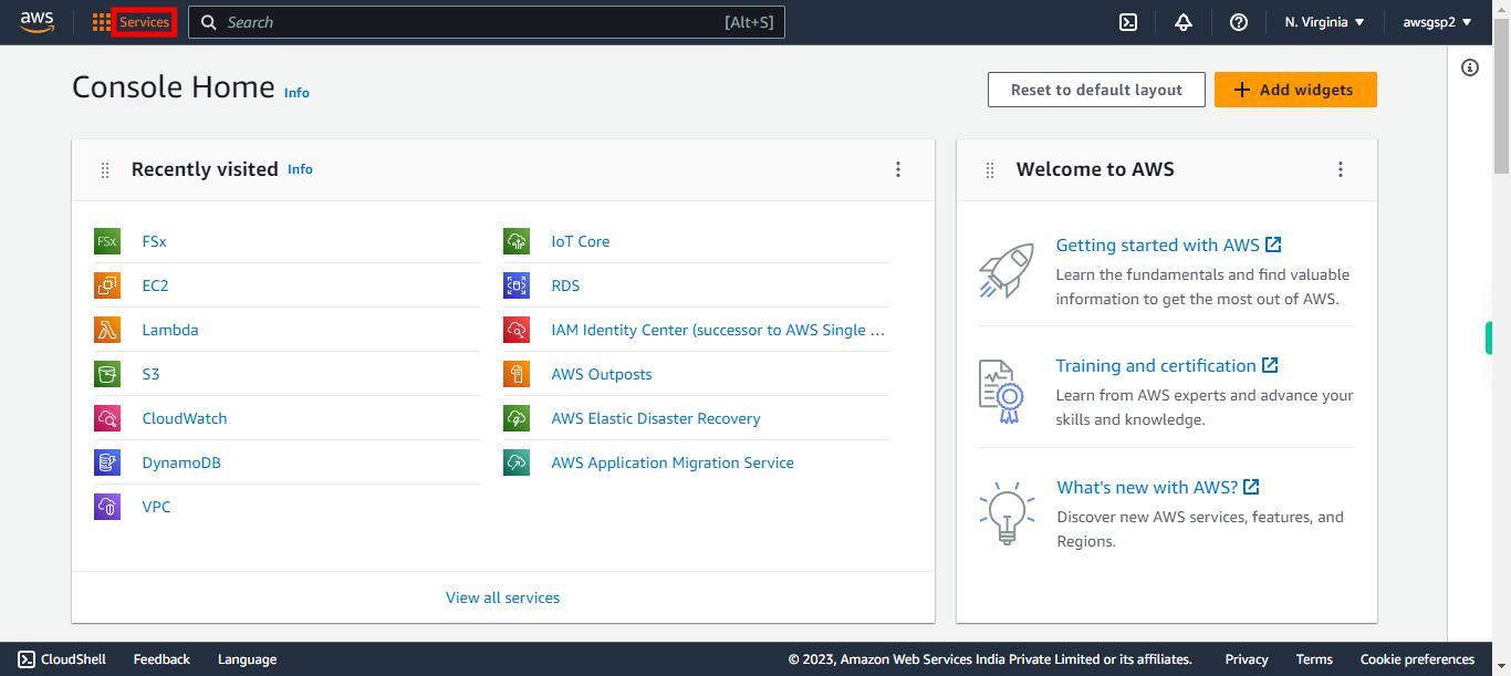 AWS Management Console