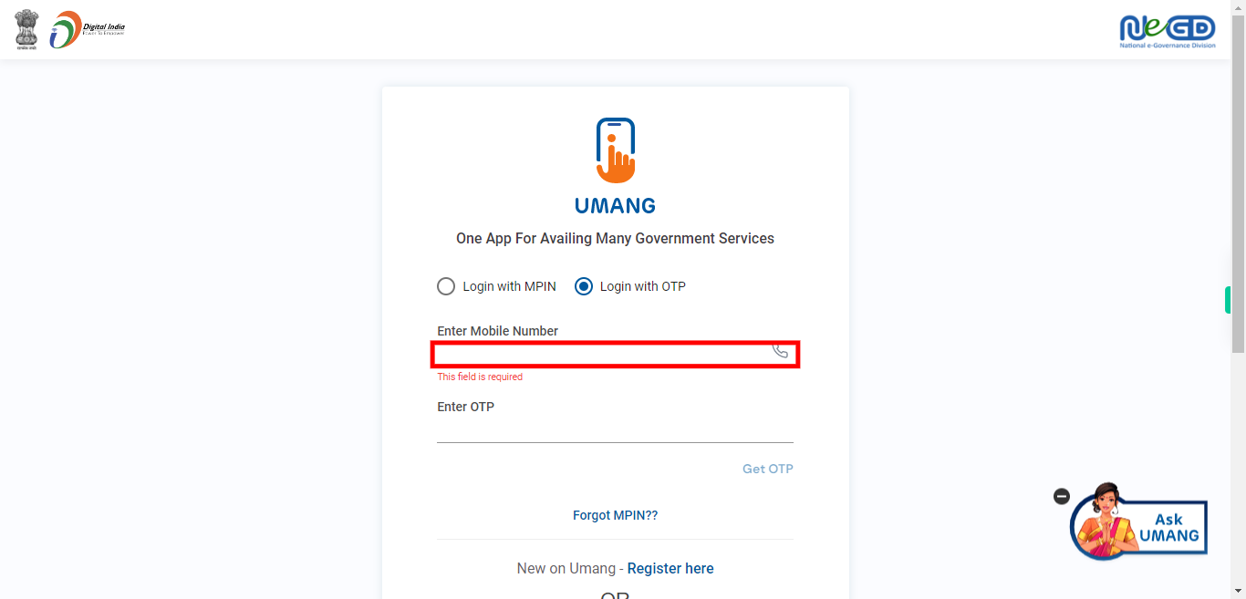 UMANG - One App, Many Government Services