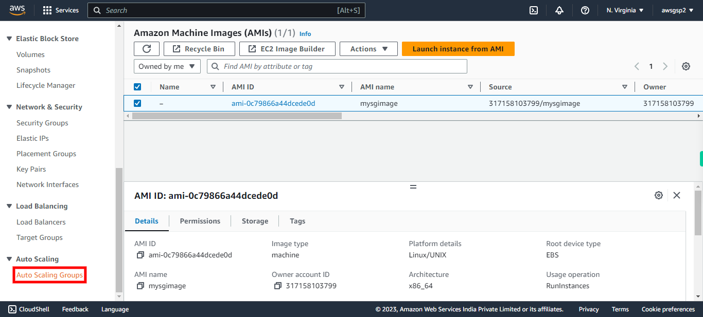 Images | EC2 Management Console