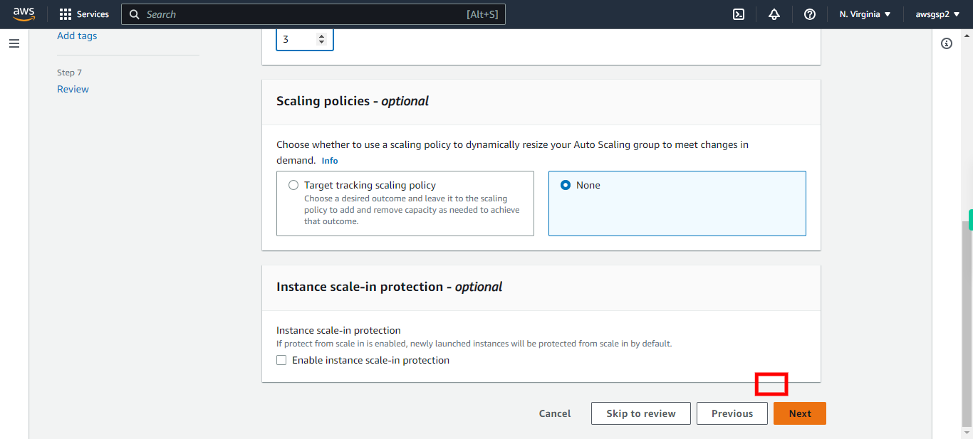 Create Auto Scaling group | EC2 Management Console