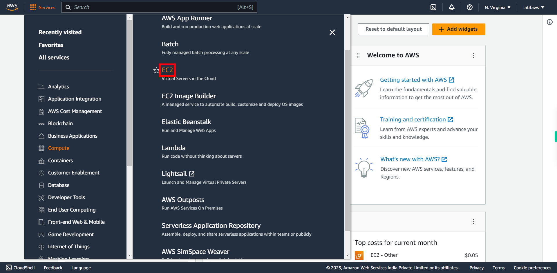 AWS Management Console