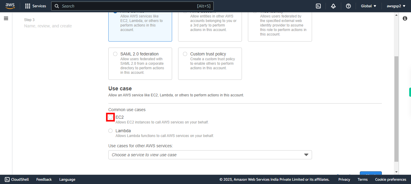 IAM Management Console