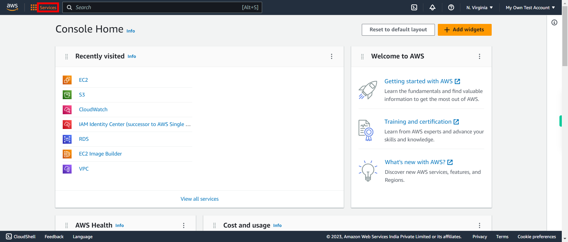 AWS Management Console