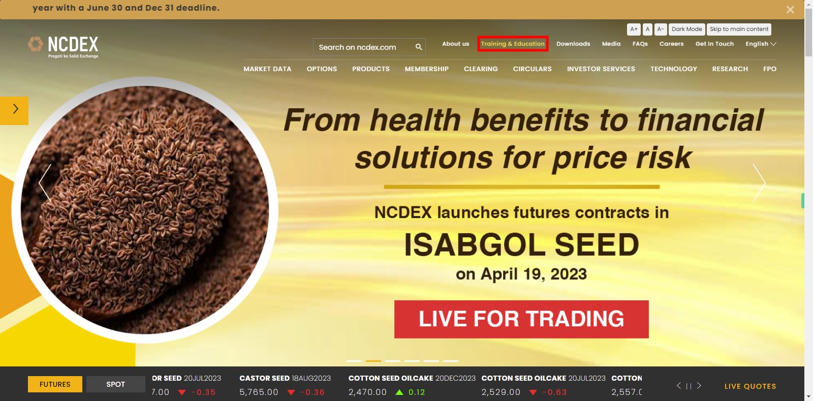 National Commodity & Derivatives Exchange Limited