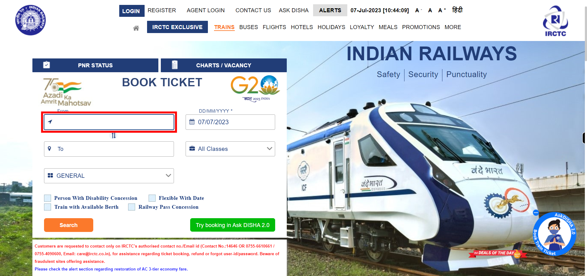 IRCTC Next Generation eTicketing System