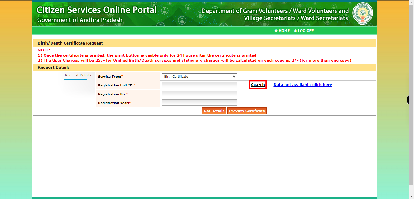 onlineap.meeseva.gov.in/CitizenPortal/userinterface/citizen/CDMA/UnifiedBirthDeathRequestApplication.aspx