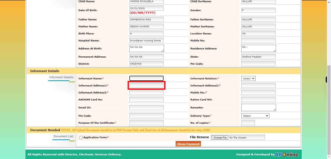 onlineap.meeseva.gov.in/CitizenPortal/userinterface/citizen/CDMA/UnifiedBirthDeathRequestApplication.aspx