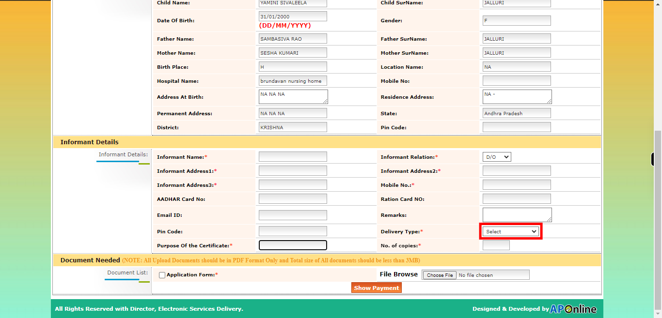 onlineap.meeseva.gov.in/CitizenPortal/userinterface/citizen/CDMA/UnifiedBirthDeathRequestApplication.aspx