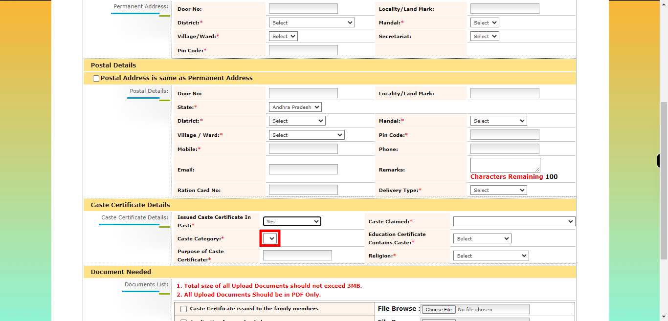 onlineap.meeseva.gov.in/CitizenPortal/userinterface/citizen/RevenueServices/CasteCertificateApplicationForm.aspx