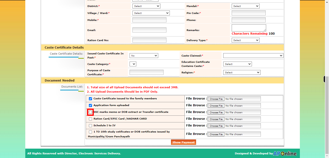 onlineap.meeseva.gov.in/CitizenPortal/userinterface/citizen/RevenueServices/CasteCertificateApplicationForm.aspx