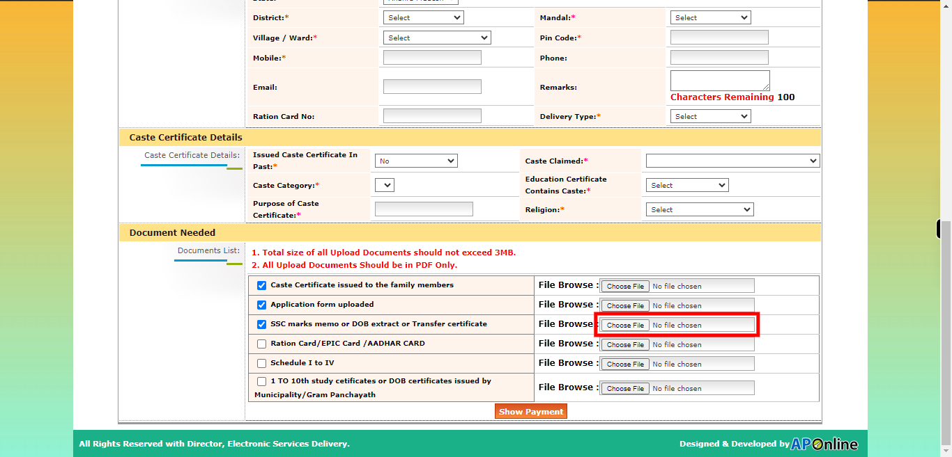 onlineap.meeseva.gov.in/CitizenPortal/userinterface/citizen/RevenueServices/CasteCertificateApplicationForm.aspx