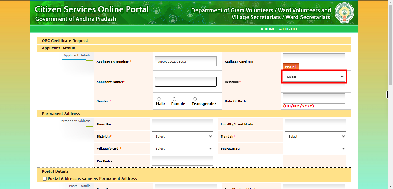 onlineap.meeseva.gov.in/CitizenPortal/userinterface/citizen/RevenueServices/OBC_ApplicationForm.aspx