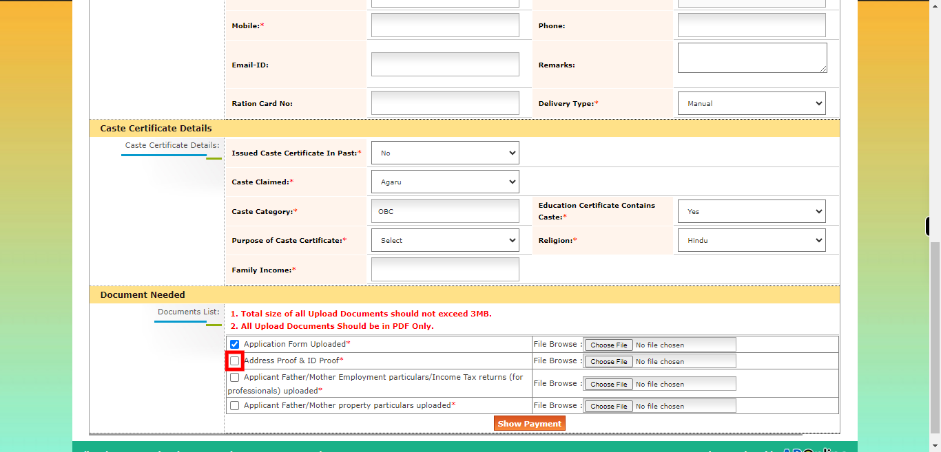 onlineap.meeseva.gov.in/CitizenPortal/userinterface/citizen/RevenueServices/OBC_ApplicationForm.aspx