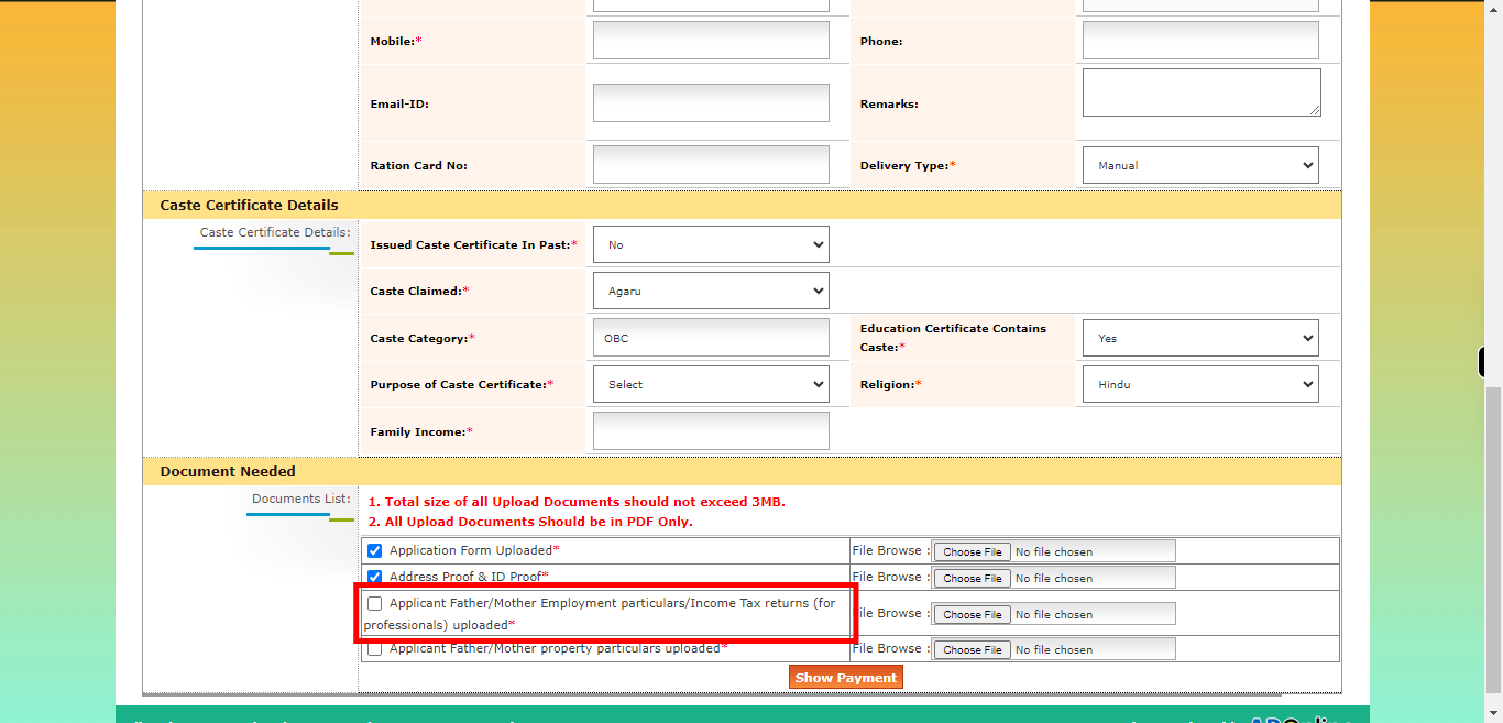 onlineap.meeseva.gov.in/CitizenPortal/userinterface/citizen/RevenueServices/OBC_ApplicationForm.aspx