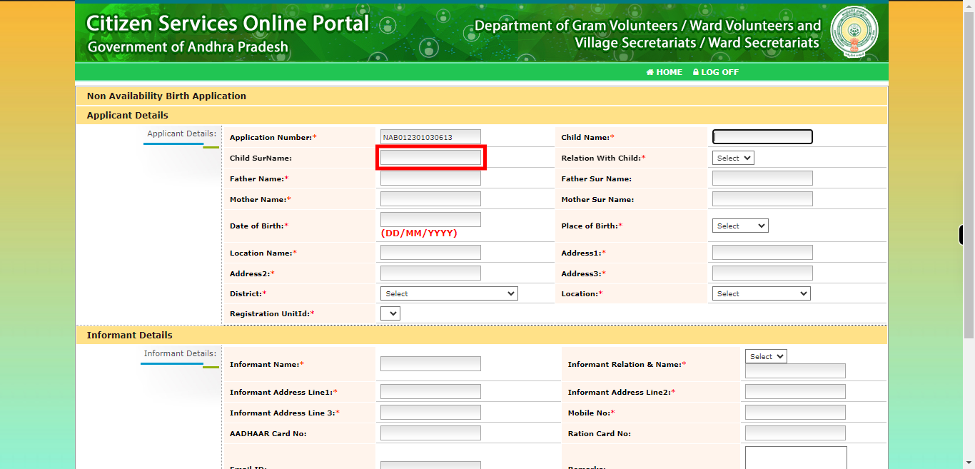 onlineap.meeseva.gov.in/CitizenPortal/userinterface/citizen/CDMA/NonAvailabilityBirthApplication.aspx