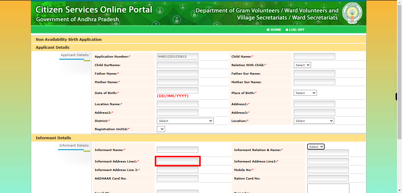 onlineap.meeseva.gov.in/CitizenPortal/userinterface/citizen/CDMA/NonAvailabilityBirthApplication.aspx