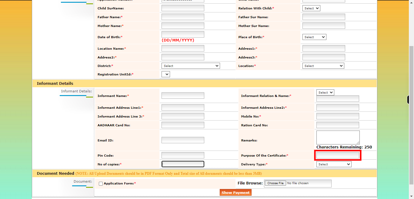 onlineap.meeseva.gov.in/CitizenPortal/userinterface/citizen/CDMA/NonAvailabilityBirthApplication.aspx