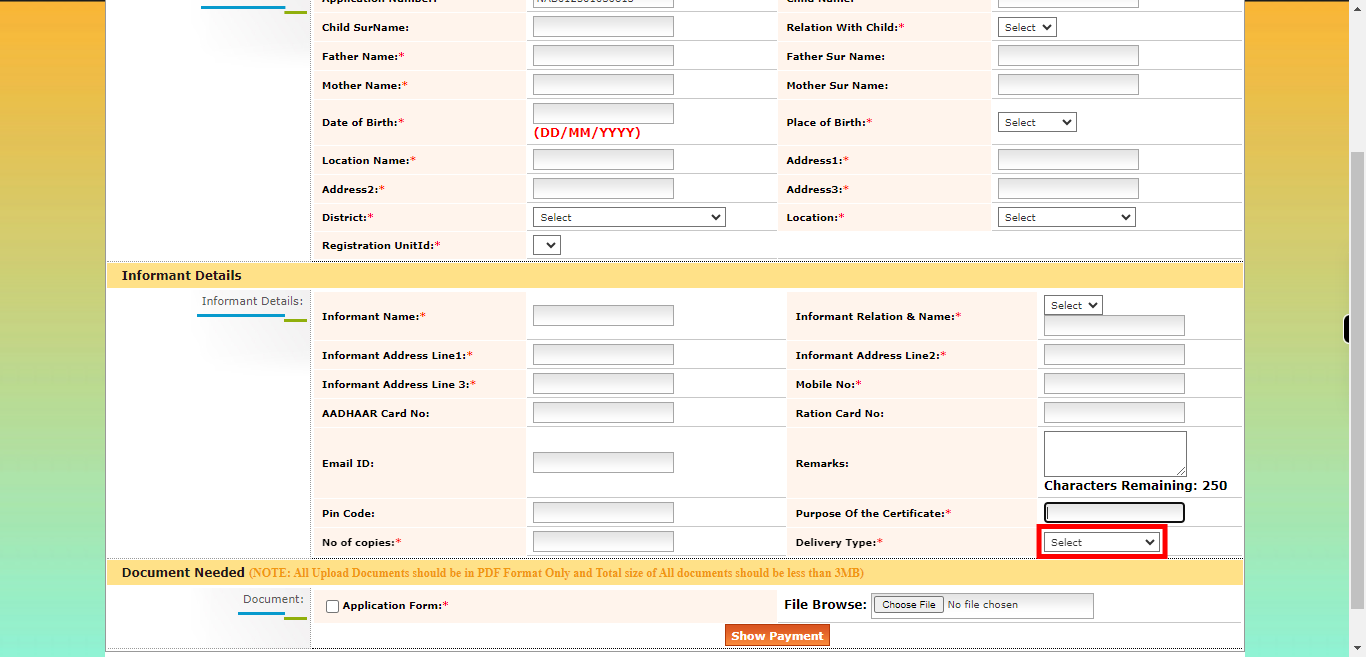 onlineap.meeseva.gov.in/CitizenPortal/userinterface/citizen/CDMA/NonAvailabilityBirthApplication.aspx