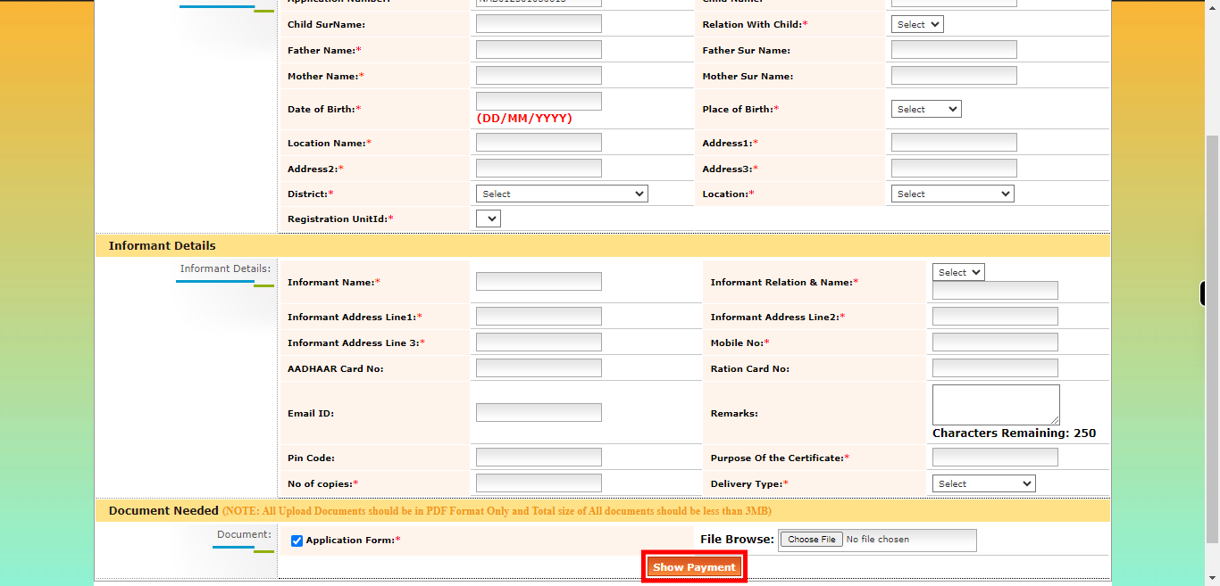 onlineap.meeseva.gov.in/CitizenPortal/userinterface/citizen/CDMA/NonAvailabilityBirthApplication.aspx