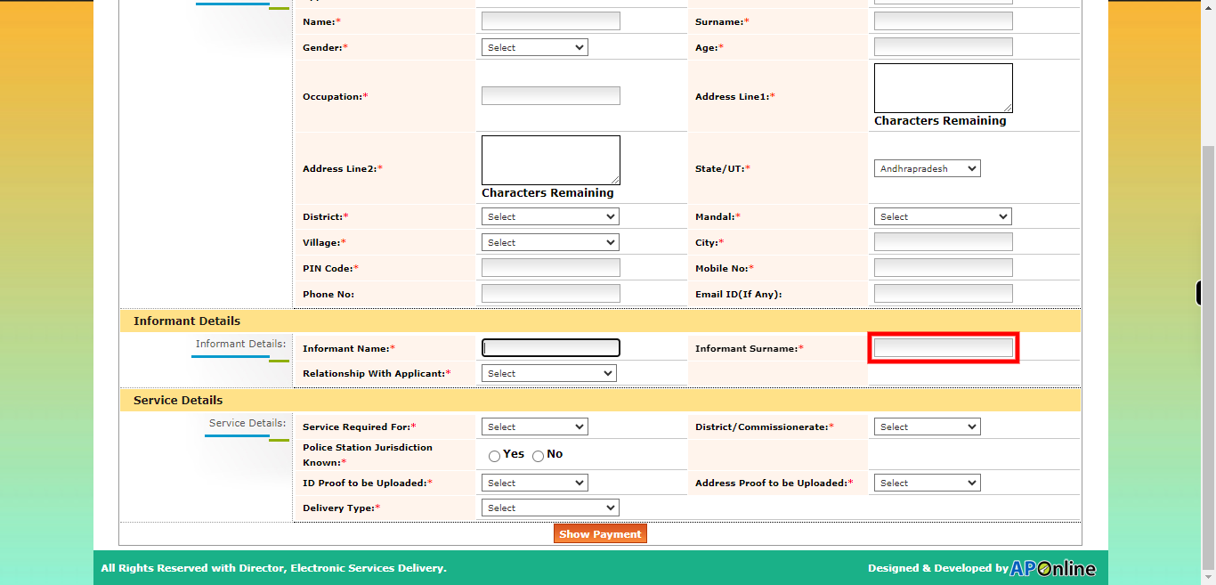 onlineap.meeseva.gov.in/CitizenPortal/userinterface/citizen/PoliceDepartment/IssuanceOfCertificatesApplication.aspx