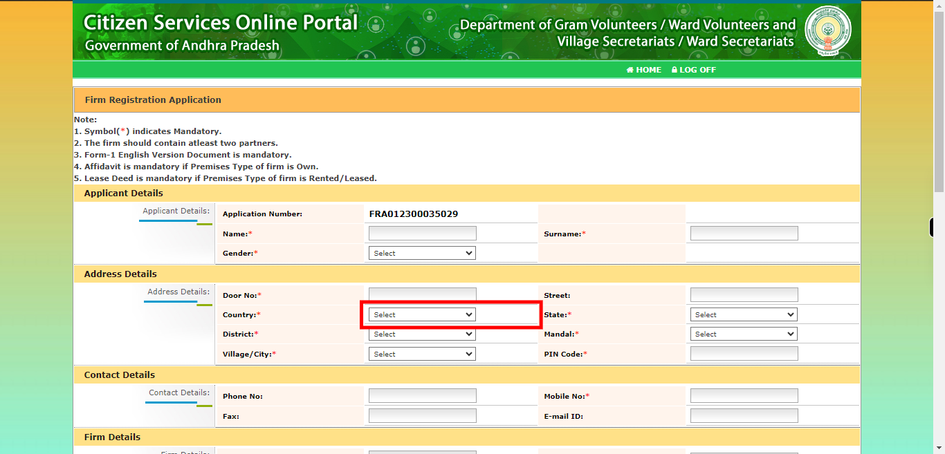 onlineap.meeseva.gov.in/CitizenPortal/userinterface/citizen/CARD/FirmRegistrationApplication.aspx