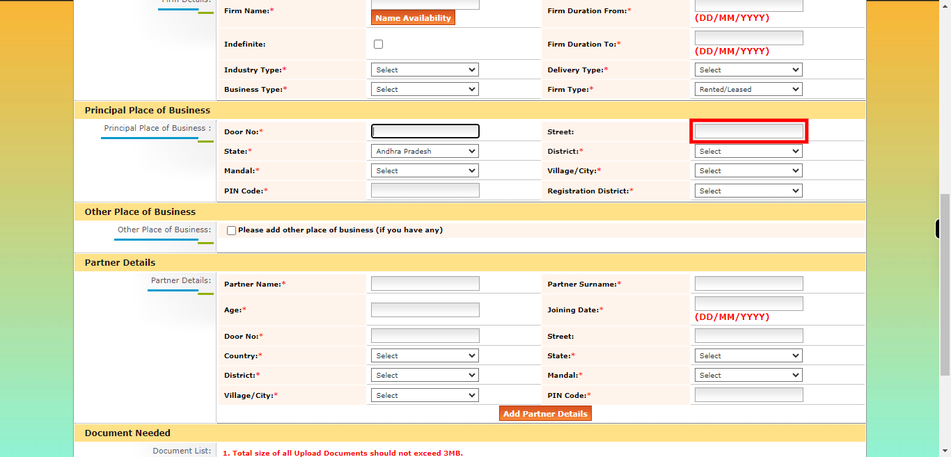 onlineap.meeseva.gov.in/CitizenPortal/userinterface/citizen/CARD/FirmRegistrationApplication.aspx