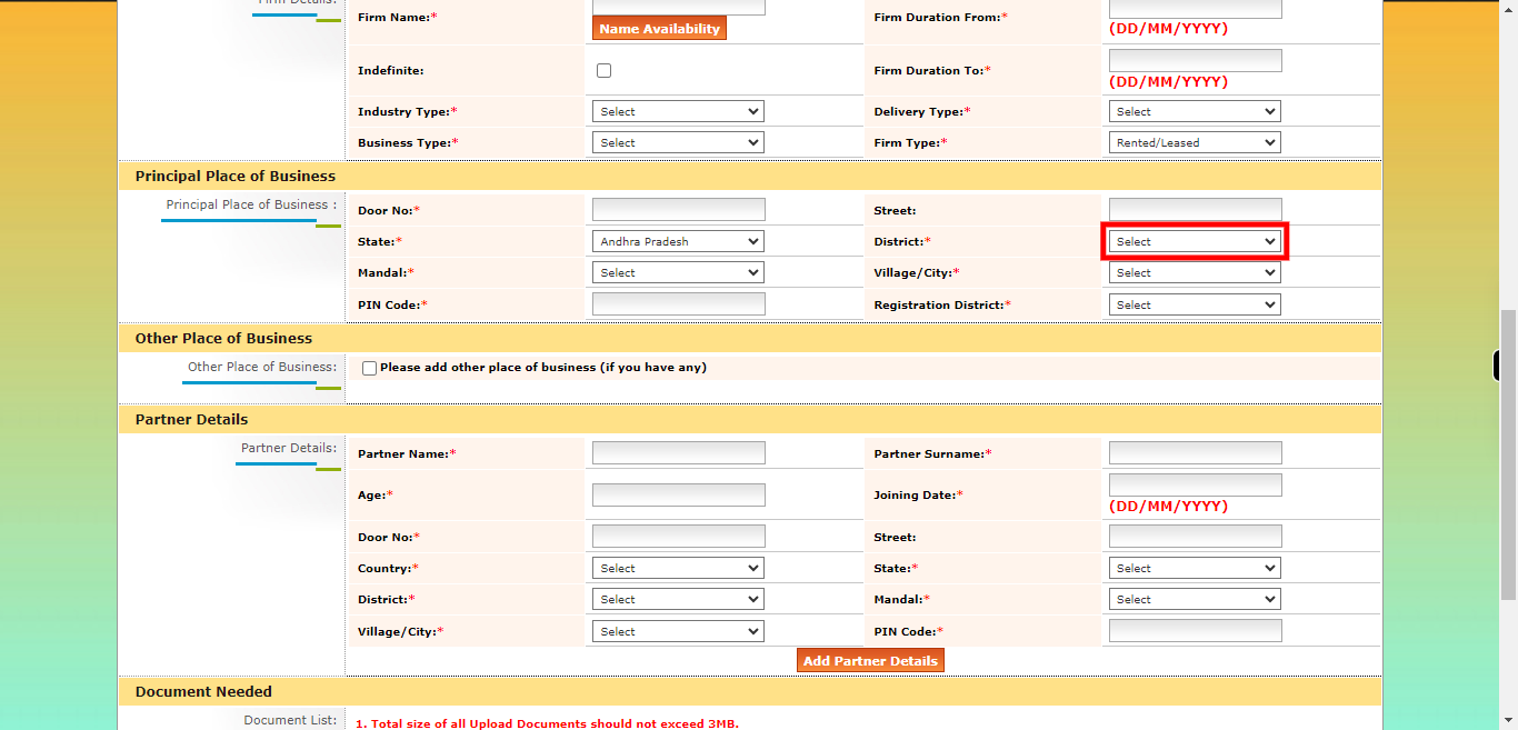 onlineap.meeseva.gov.in/CitizenPortal/userinterface/citizen/CARD/FirmRegistrationApplication.aspx