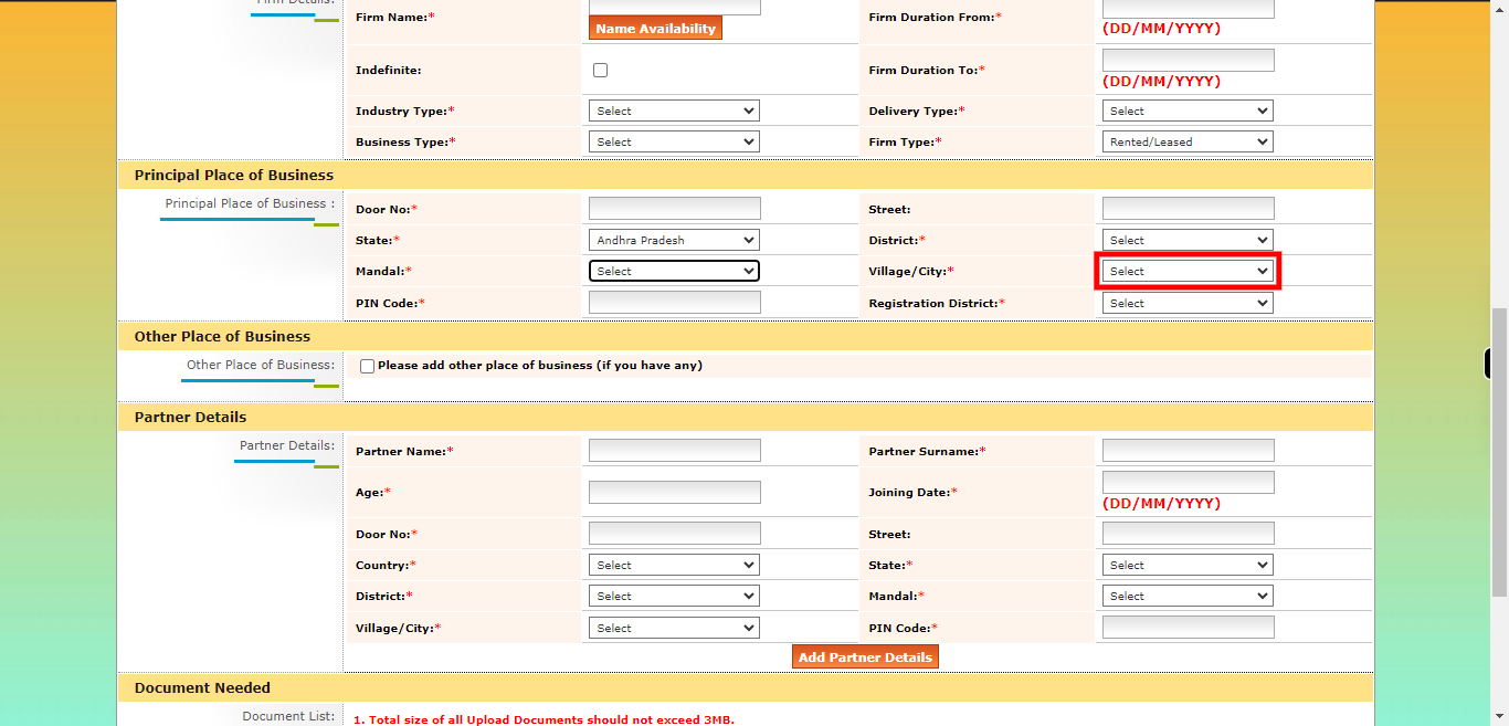 onlineap.meeseva.gov.in/CitizenPortal/userinterface/citizen/CARD/FirmRegistrationApplication.aspx