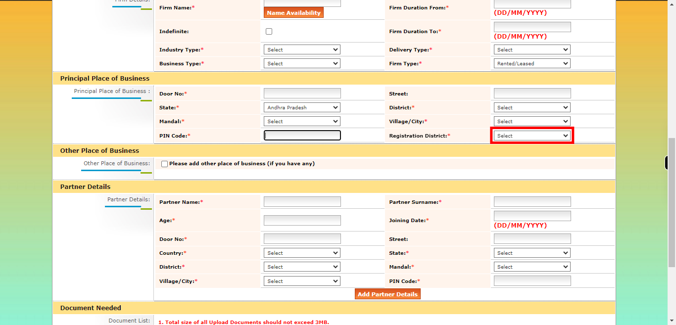 onlineap.meeseva.gov.in/CitizenPortal/userinterface/citizen/CARD/FirmRegistrationApplication.aspx