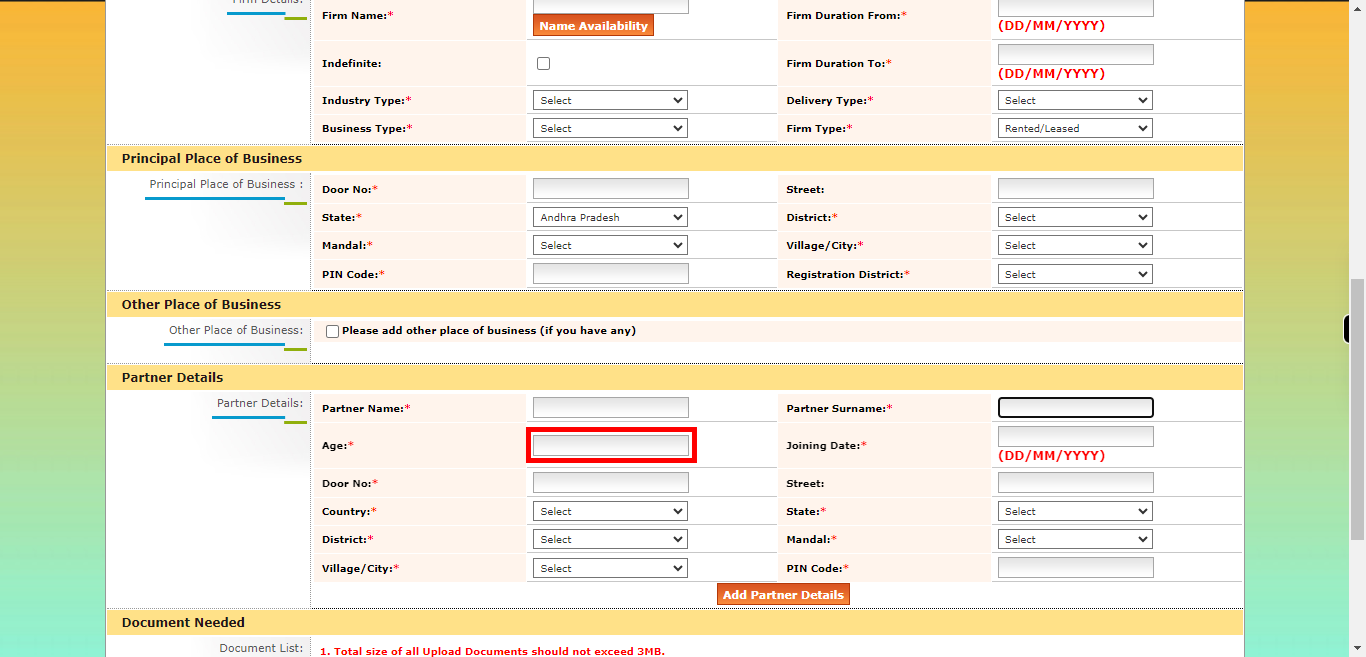 onlineap.meeseva.gov.in/CitizenPortal/userinterface/citizen/CARD/FirmRegistrationApplication.aspx