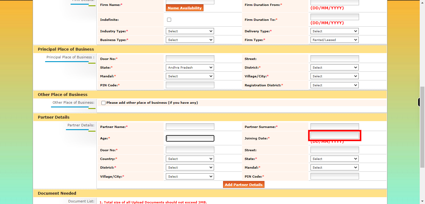 onlineap.meeseva.gov.in/CitizenPortal/userinterface/citizen/CARD/FirmRegistrationApplication.aspx