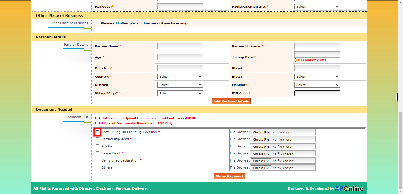 onlineap.meeseva.gov.in/CitizenPortal/userinterface/citizen/CARD/FirmRegistrationApplication.aspx