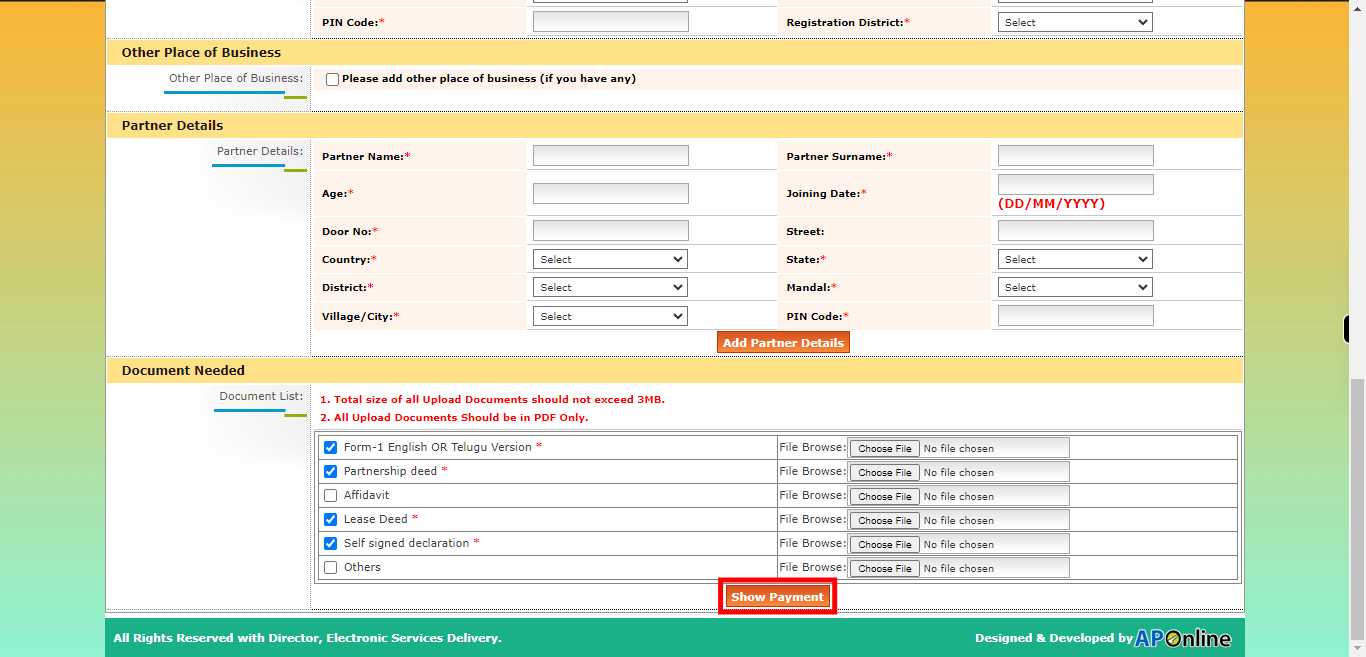 onlineap.meeseva.gov.in/CitizenPortal/userinterface/citizen/CARD/FirmRegistrationApplication.aspx