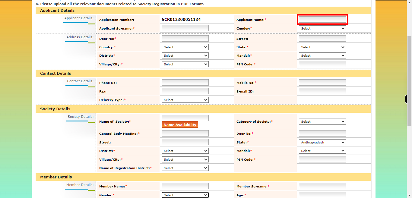 onlineap.meeseva.gov.in/CitizenPortal/userinterface/citizen/CARD/SocietyRegistrationApplication.aspx