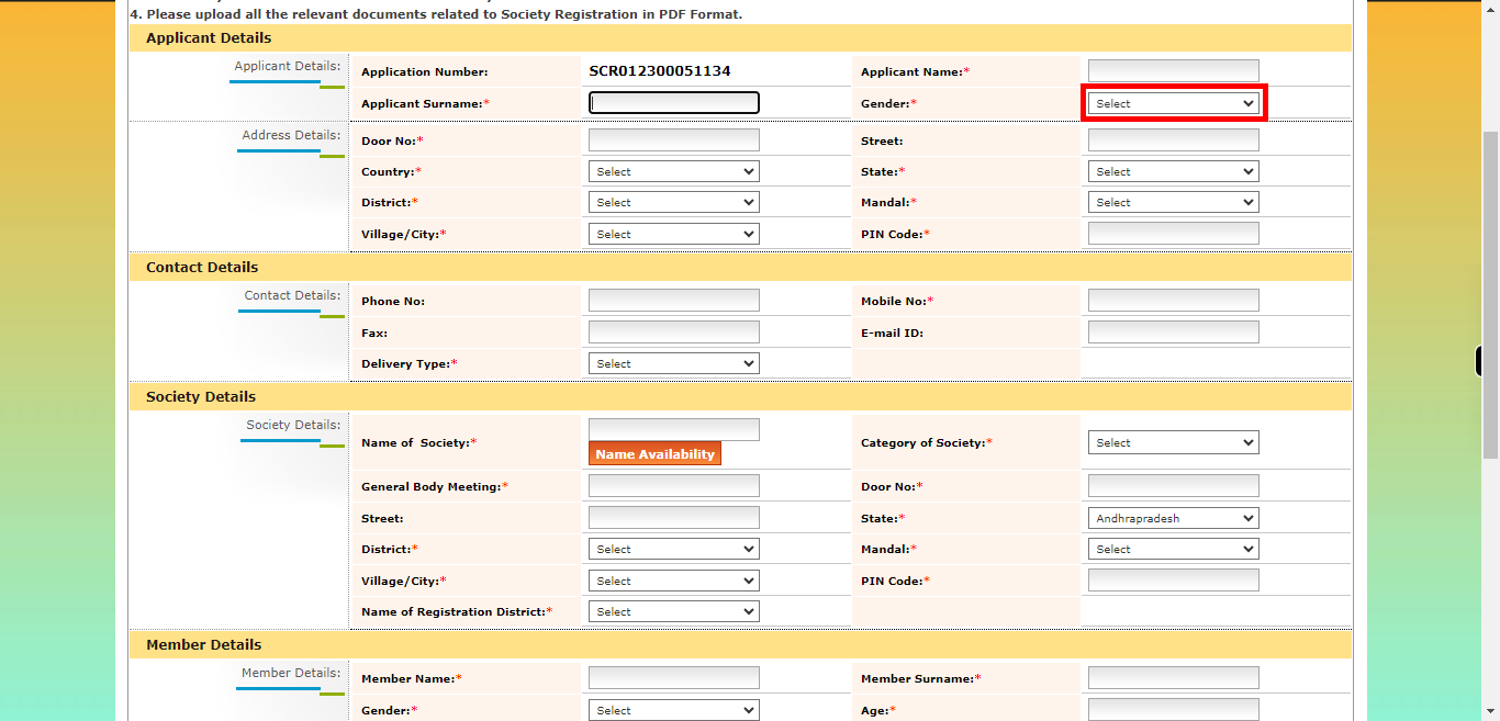 onlineap.meeseva.gov.in/CitizenPortal/userinterface/citizen/CARD/SocietyRegistrationApplication.aspx