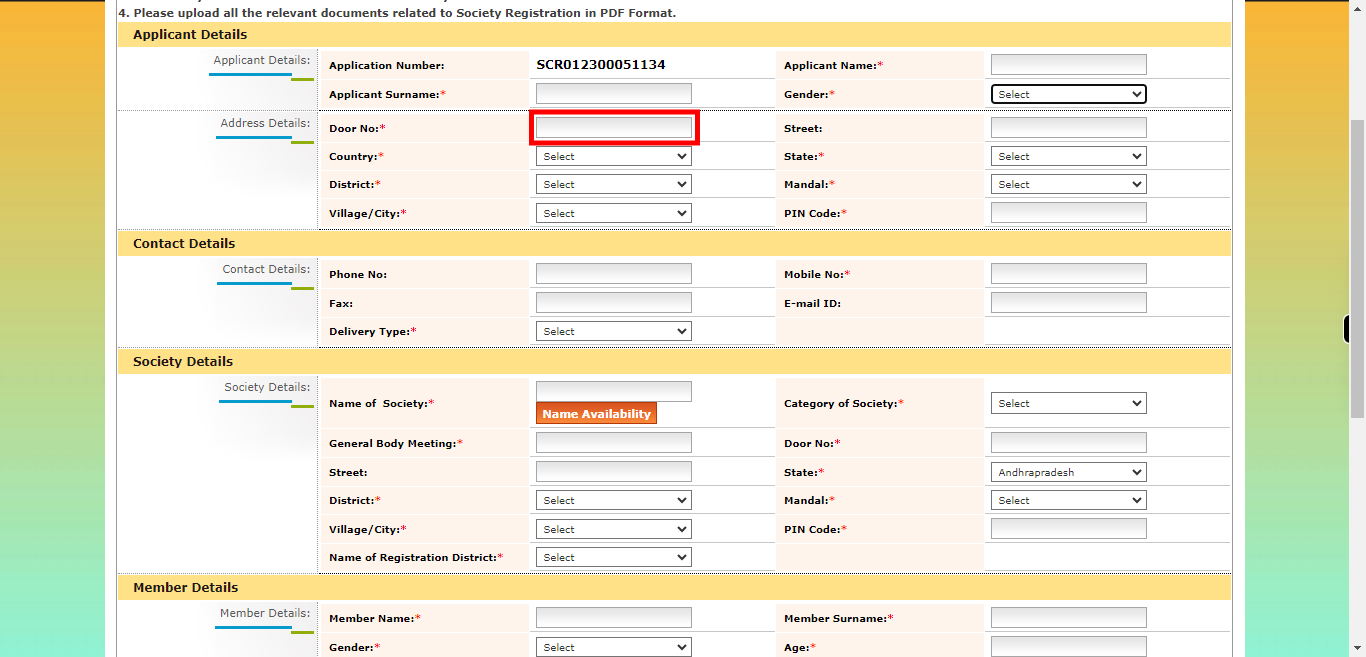 onlineap.meeseva.gov.in/CitizenPortal/userinterface/citizen/CARD/SocietyRegistrationApplication.aspx