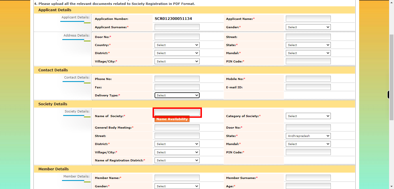 onlineap.meeseva.gov.in/CitizenPortal/userinterface/citizen/CARD/SocietyRegistrationApplication.aspx