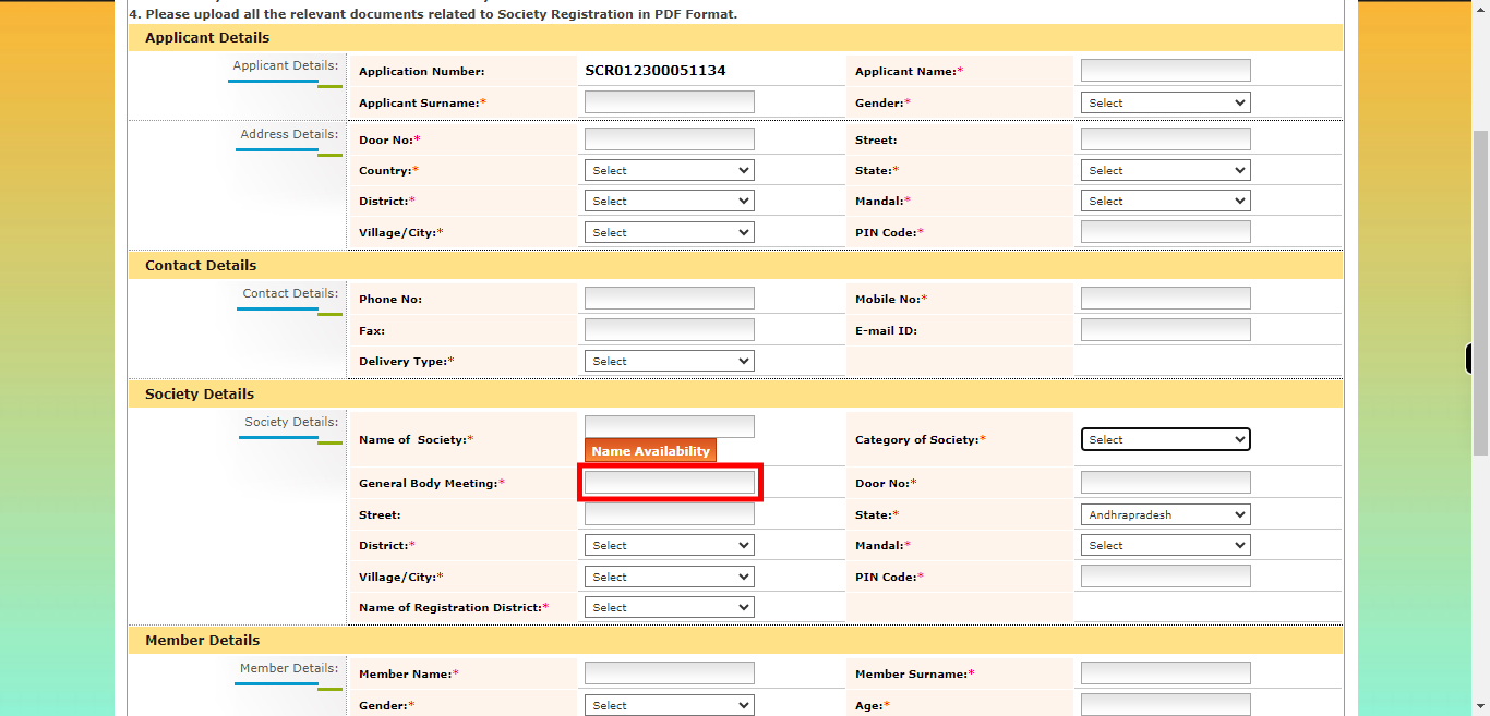 onlineap.meeseva.gov.in/CitizenPortal/userinterface/citizen/CARD/SocietyRegistrationApplication.aspx